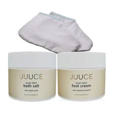 JUUCE Silky Feet Pakke - Bath Salt + Foot Cream + Sokker