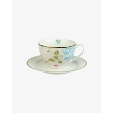 Laura Ashley cappuccino kopp och fat