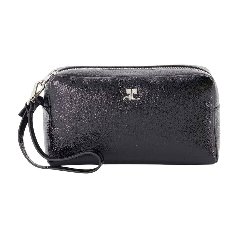 Courrèges Ac Beauty Pouch - Tasker - Dame - Sort - ONE SIZE - Bomuld