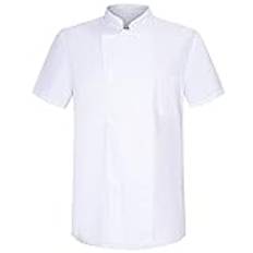 MISEMIYA - Cuoco Jacka Herr - Köksjacka för män - Restauranguniform 8421B, Vit 21, XL