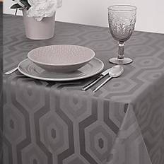 Engholm Damask dug Fiji - Hvid - 140 x 180 cm