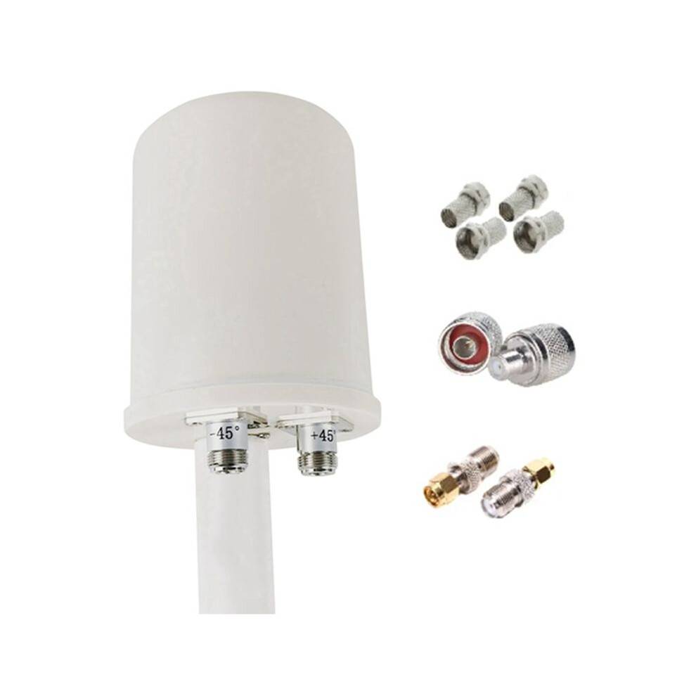 2X32DBi 5G Mimo Antenna Feed 1700-4000MHz 2G 3G 4G 5G LTE Outdoor Antenna Feed External Antenna
