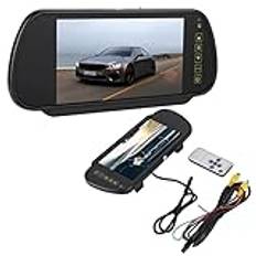 7-tums bil bil backspegel display LCD TFT parkeringshjälp skärm backkamera backkamera skärm med fjärrkontroll för backsystem frontkamera DVD mediaspelare