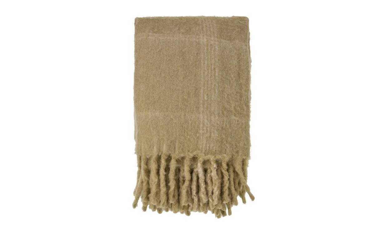 WINNIE Pläd Beige/Vit