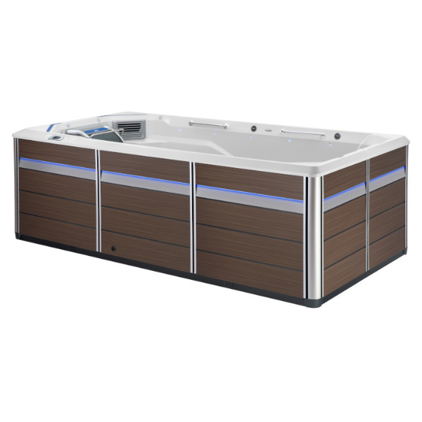 Swimspa EndlessPools E550 2 ståplatser - Mocha - Alpine White