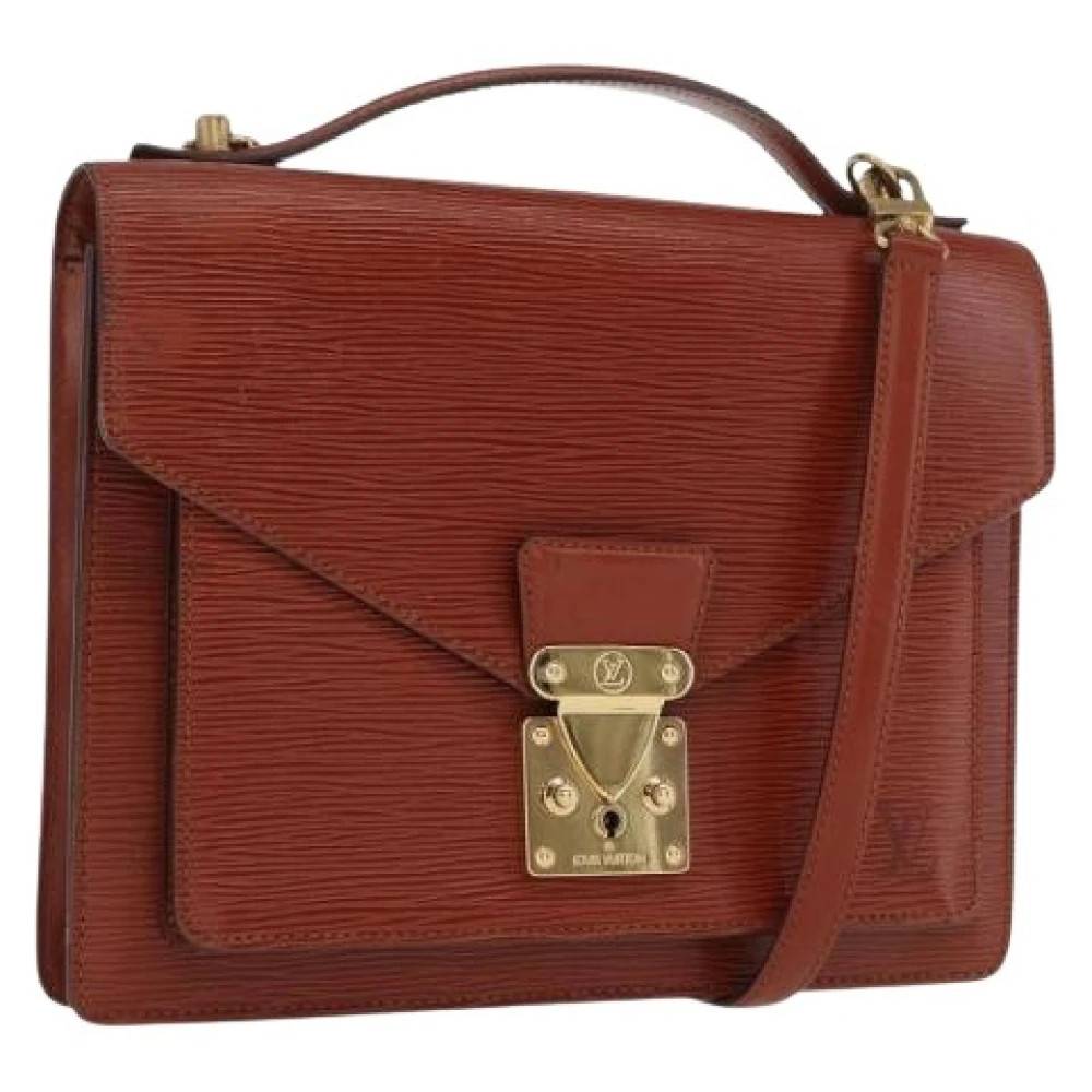 Louis Vuitton Vintage Pre-owned Vintage Håndtaske - Vintage - Dame - Brun - ONE SIZE - Læder