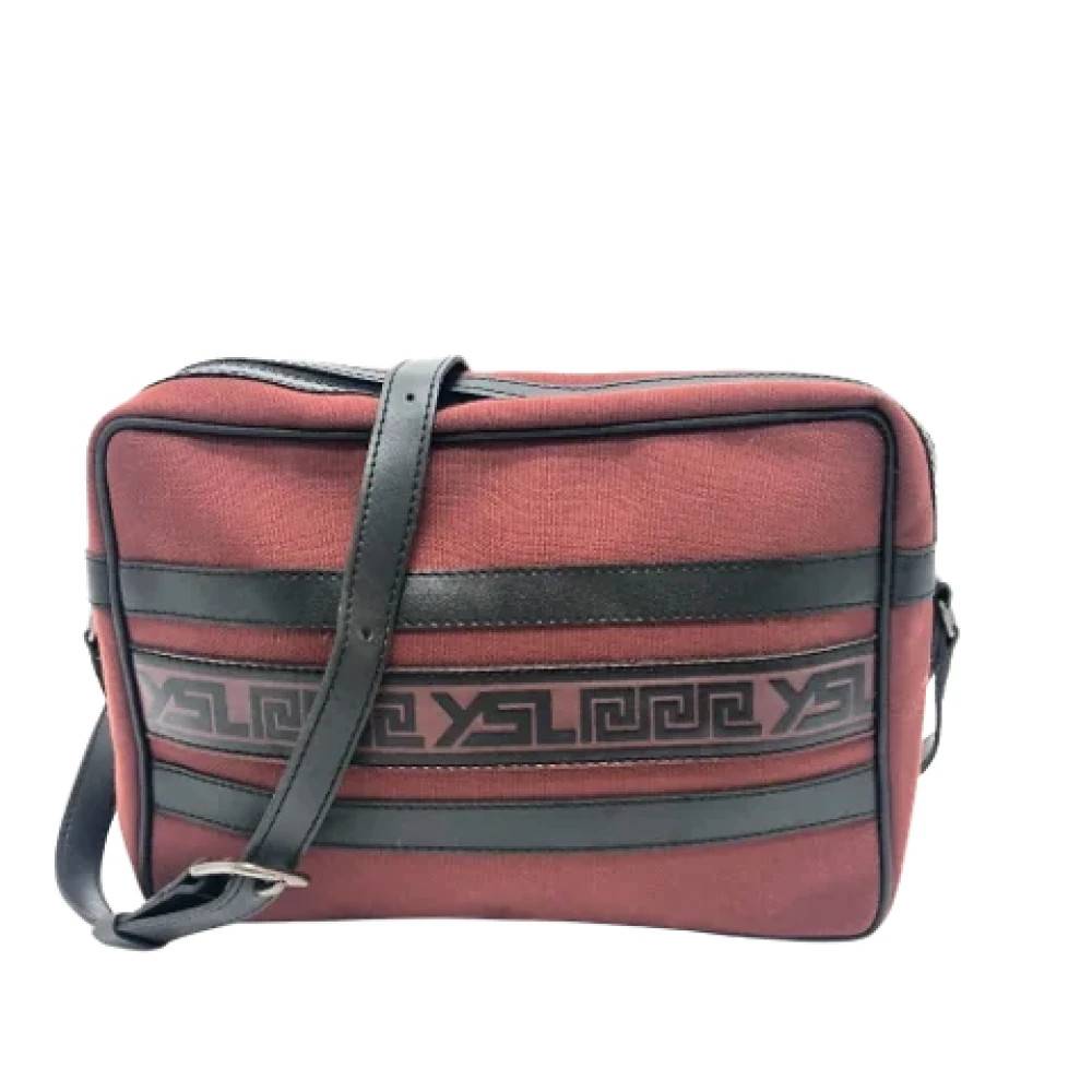 Yves Saint Laurent Vintage Pre-owned Stof skuldertasker - Vintage - Dame - Rød - ONE SIZE - Uld