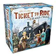 Days of Wonder , Ticket to Ride Rails & Sails Board Game, Ages 10+, for 2 to 5 Players, Average Playtime 60-120 Minutes
