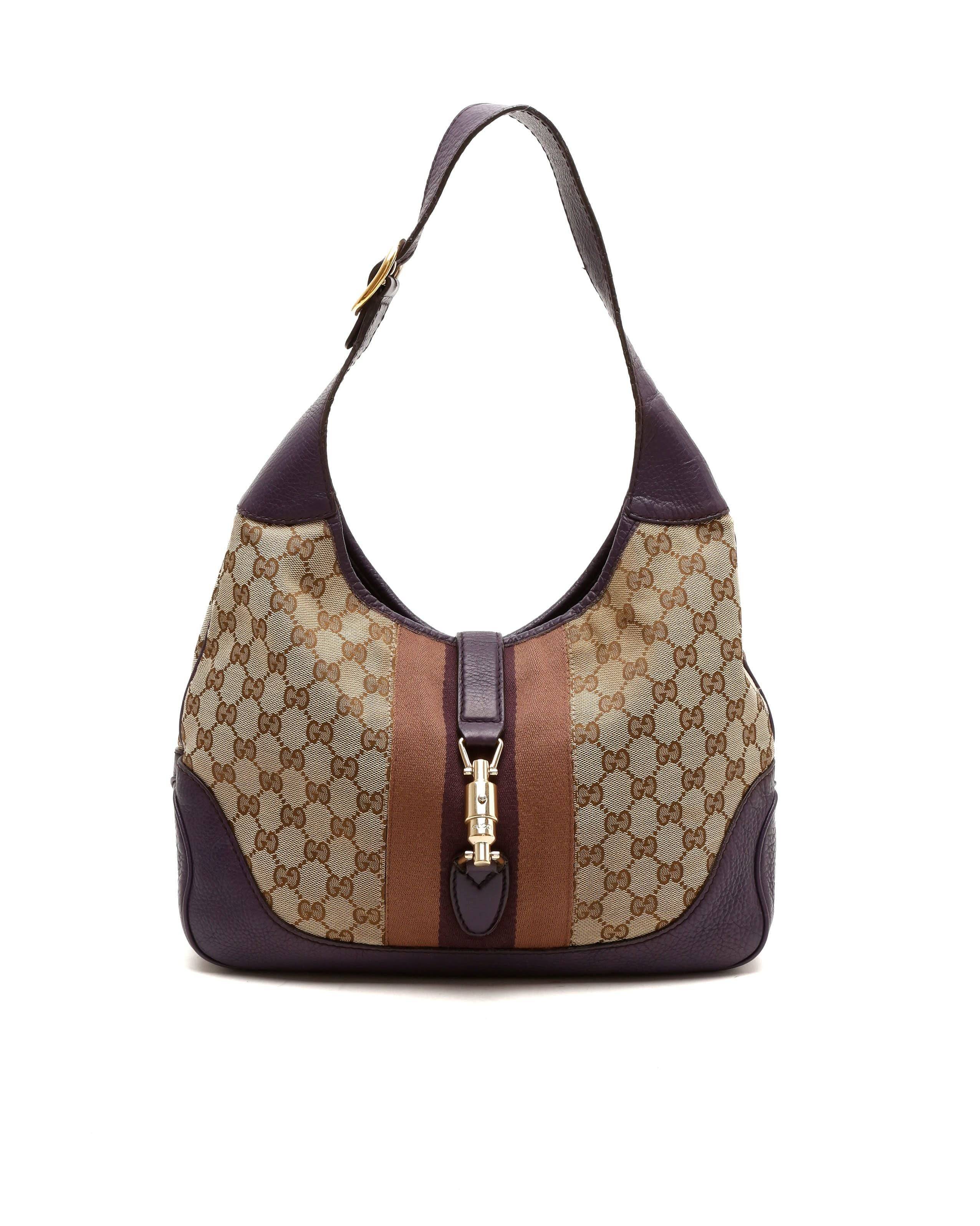 Gucci GG Jackie Web Bag - Beige - One Size