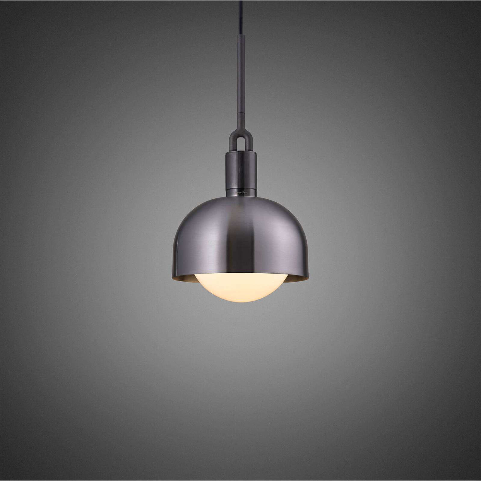 Buster + Punch Pendellampa Forked, dimbar, Aluminium / grå / zink, Vardagsrum / matsal, Metall