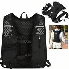 Running Vest, Hydration Vest(Only Backpack) Lightweight, Breathable And Sweatproof Running Backpack, Adjustable Running Hydration Vest For Trail Runni - Black Only Backpack