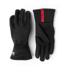 Touch Point Fleece Liner 5-finger Junior, Svart, 6