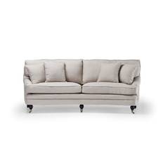 Howard Classic soffa 3-sits sand - Beige (A. 230 / B. 95 / C. 95 / D. 55 / E. 51 / F. 59 cm)