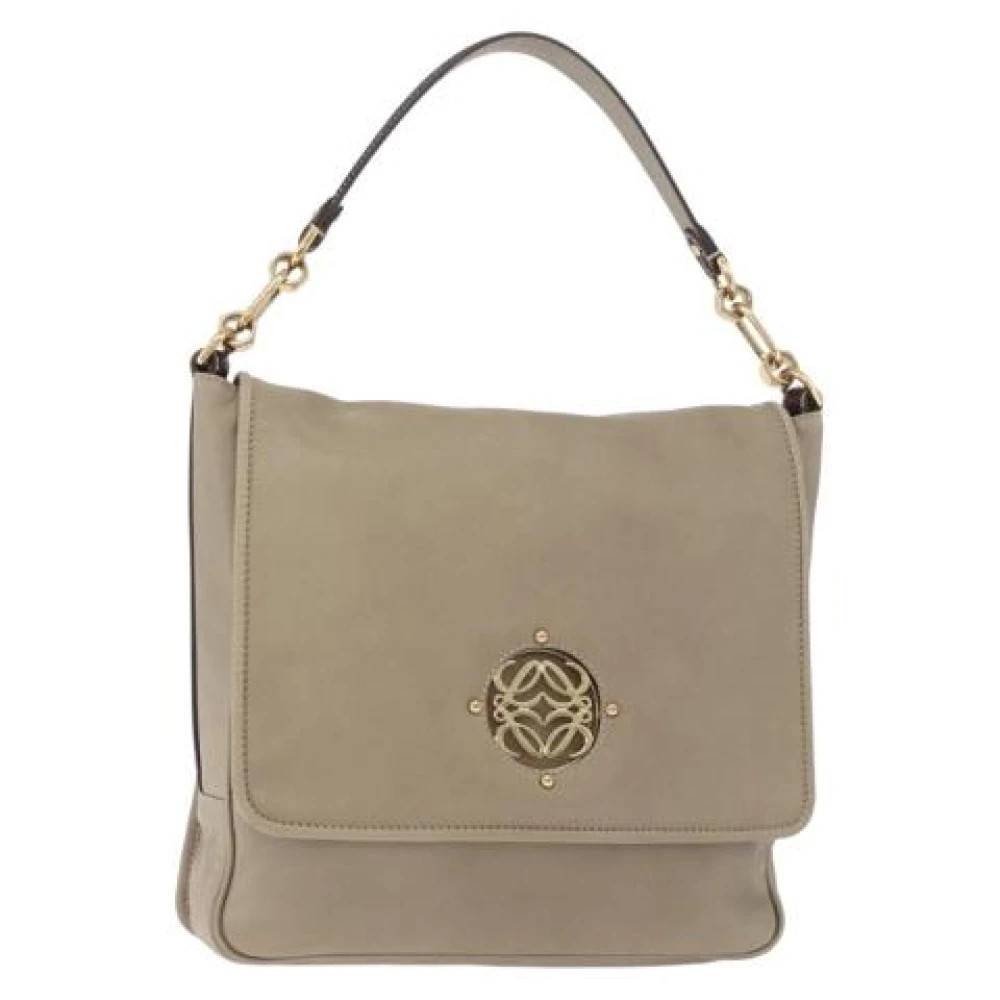Loewe Pre-owned Pre-owned Shoulder Bag - Vintage - Dame - Beige - ONE SIZE - Uld
