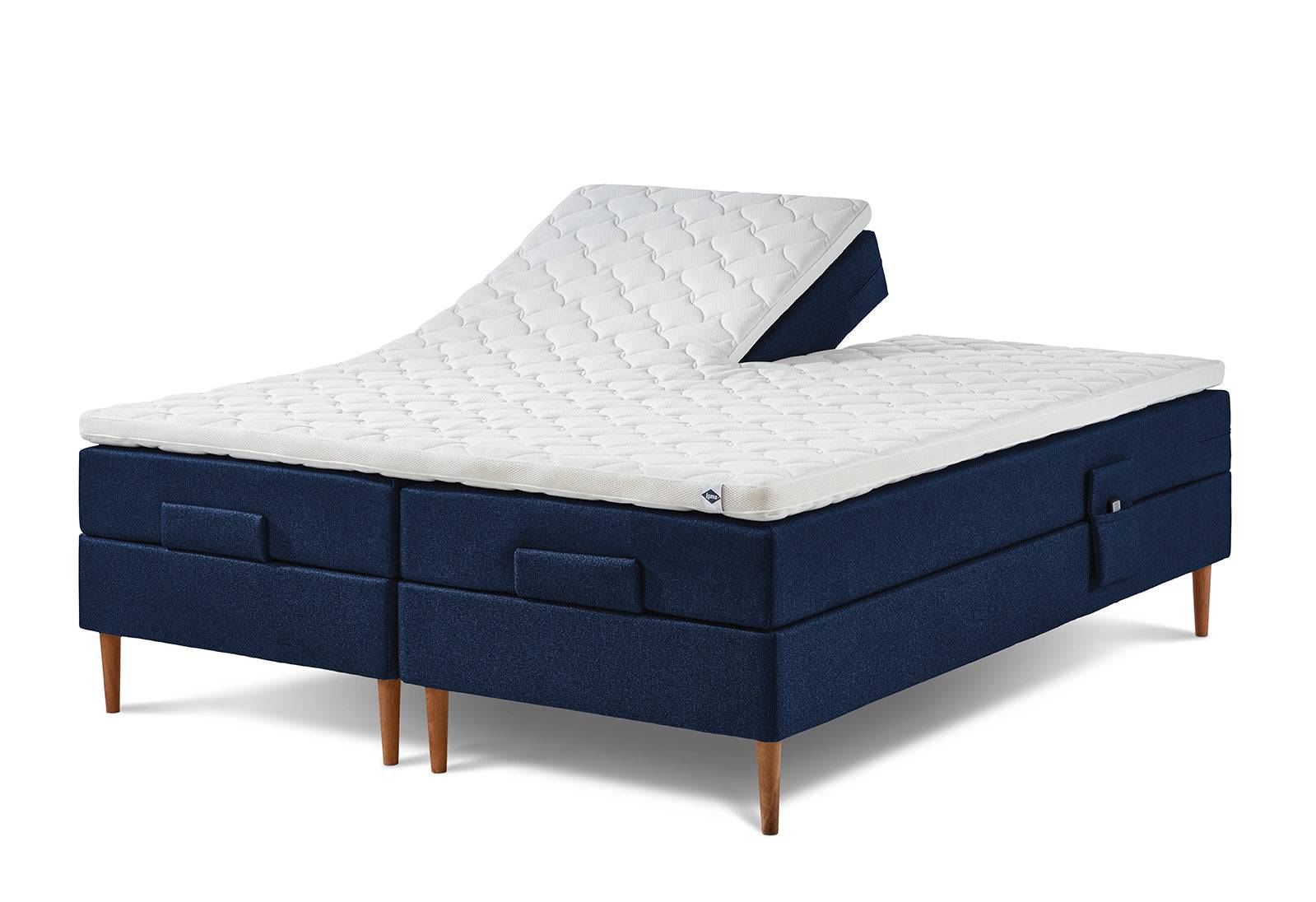 Jacobsen Plus Beds – Elevationsseng, Blå 180 x 200 cm / Medium-fast - Jacobsen Plus