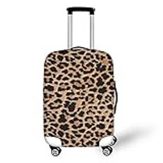 ERTYBD Leopardtryckt dambagageskydd personligt vackert reptåligt praktiskt resväska leopard, Leopard, L