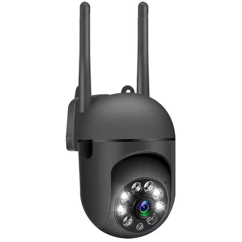 2.4G 5GHZ PTZ WIFI IP Trådlös Kamera Auto Spårning 4X Zoom Säkerhetskamera Fullfärg Mörkerseende CCTV Övervaknings Nätverkskamera UK plug