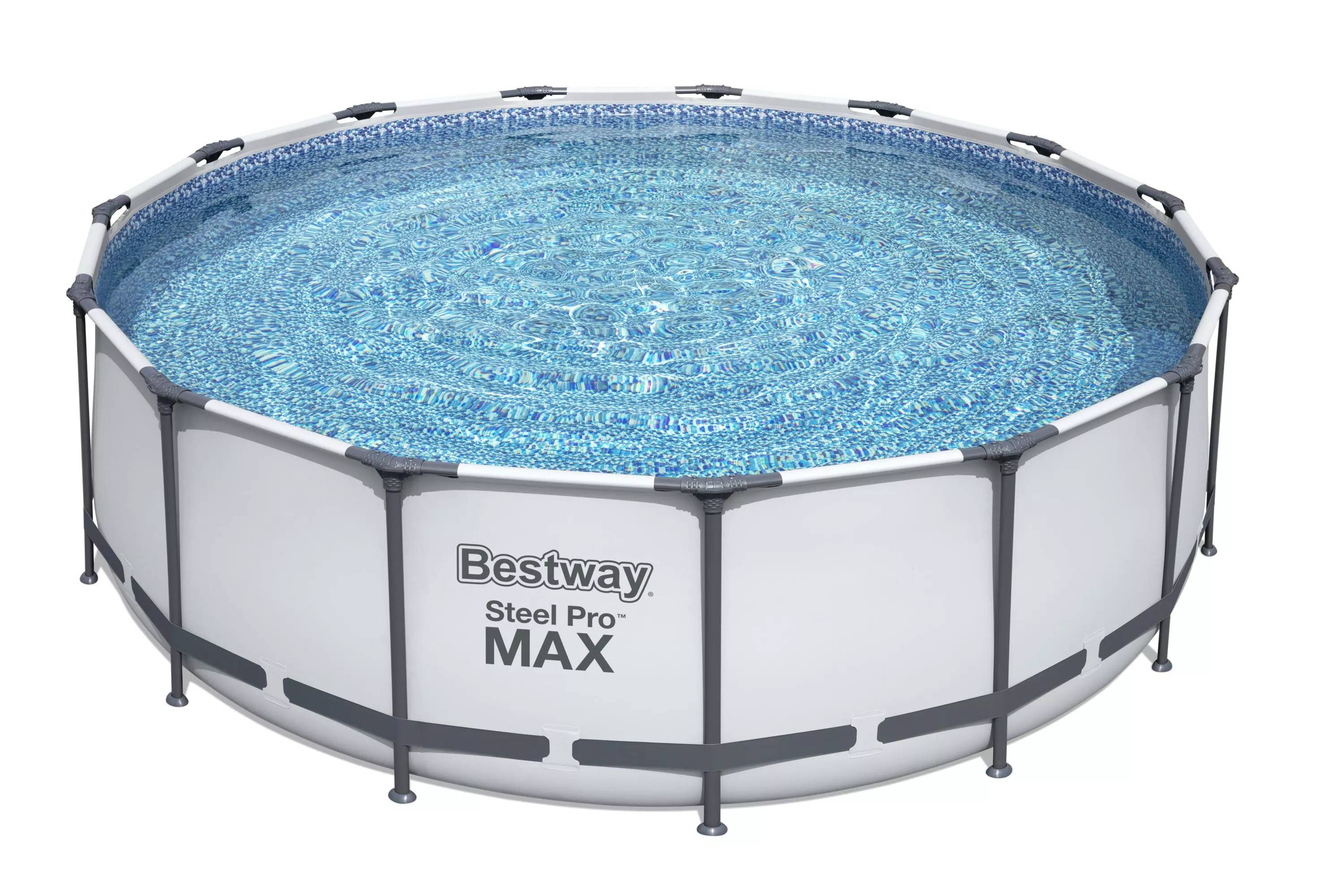 Bestway Steel Pro Max 56438 ovanmarkpool (Ø427/H122) med tillbehör