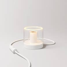 Creative Cables Bordlampe med Pære Ghost Hvid Mat