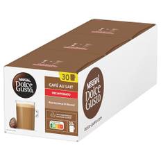 NESCAFÉ DOLCE GUSTO Café au Lait Decaffeinato Kaffeekapseln 3er Vorratspack (3 x 30 Kapseln)