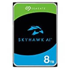 Seagate 3,5 8 TB Skyhawk AI intern hårddisk – silver