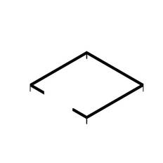 Fundament - Juliana Oase 8,8 m² - Sort