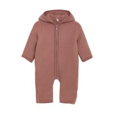 Huttelihut Ullfleeceoverall Burlwood  Burlwood 68 cm  Rosa  68 cm  Unisex