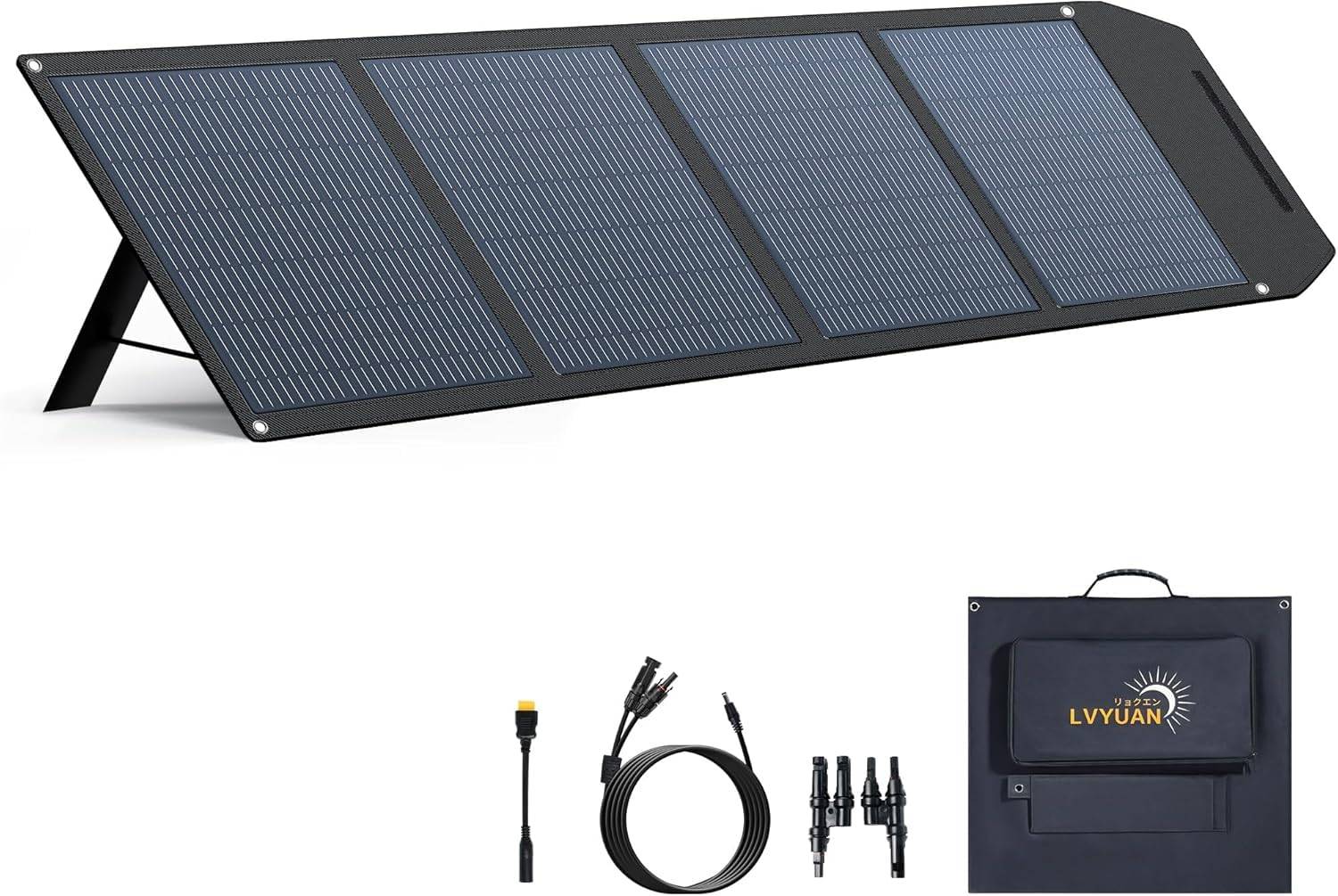 LVYUAN 200W Solar Portable Power Variable High Power Generation Monocrystalline Solar Solar Connection High Disaster Outage Instruction Manual