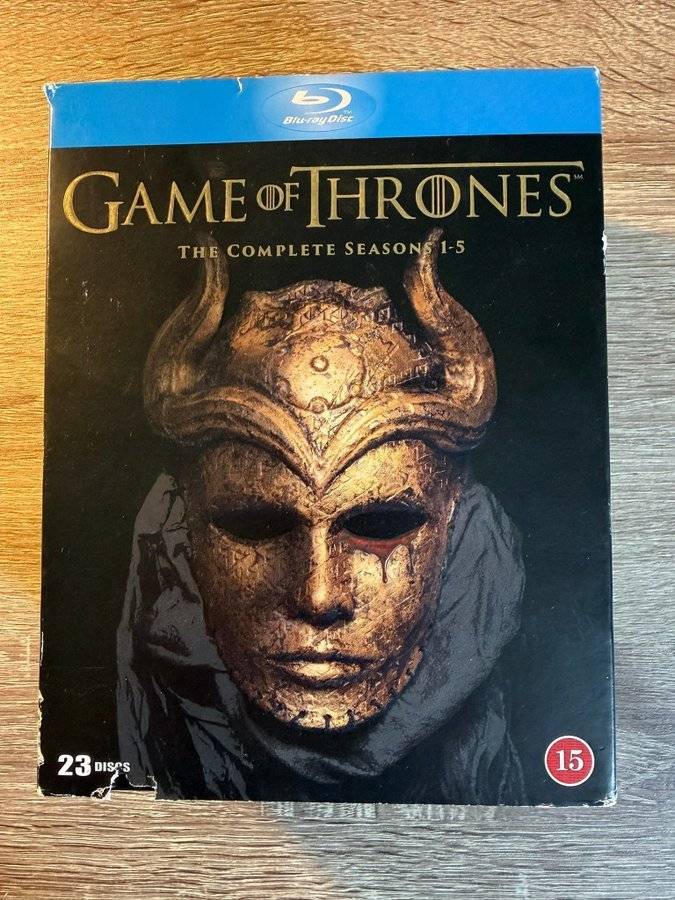 Game of Thrones – Säsong 1–5 – Blu-ray box – 23 skivor – Svensk text