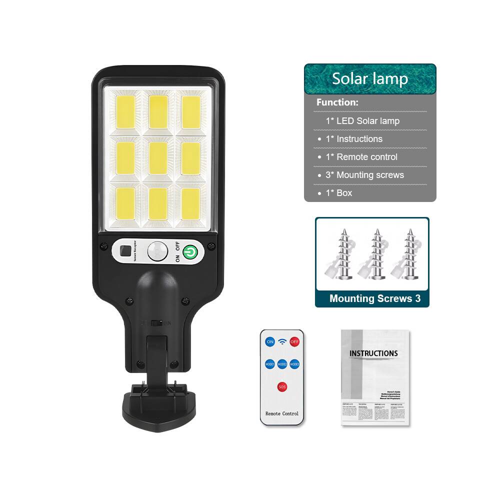 Lampa, 500000LM solljus utomhus LED, solcellslampa