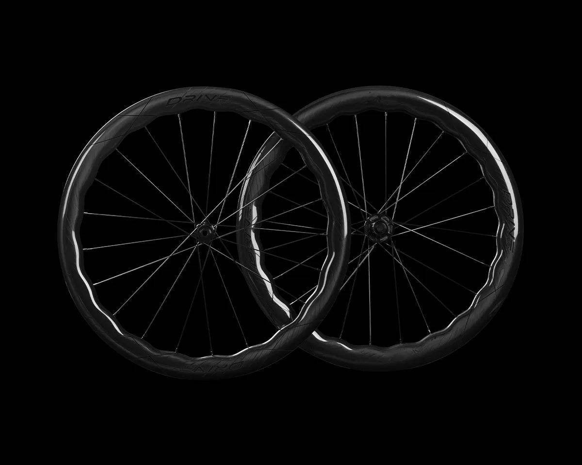 Drive Helix 57D SS Hjulsæt - Elite Wheels - Sort - Shimano 10S / 11S / 12S & SRAM 10S / 11S / Sort