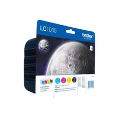 Brother LC1000 Value Pack - 4er-Pack - Schwarz, Gelb, Cyan, Magenta