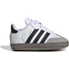 adidas Originals Ftwr White/Core Black/Clear Granite Samba Crib Sneakers - Str. 21