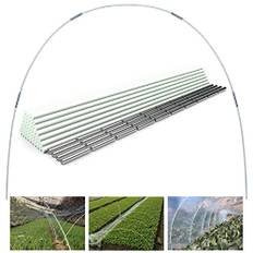 Växthus-Hoops 50 stycken 43 cm, avtagbara växthusringar för växtskydd, folietunnel, växthusdäck bågar plast, glasfiber, växttunnel för trädgårdstyg, trädgårdsstolpar