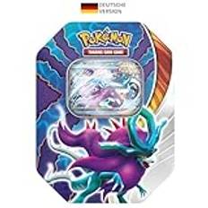 Pokémon-samlarkortspel: Tin-Box Paradoxclash: Windewoge-ex (1 holografisk promokort och 4 boosterförpackningar)