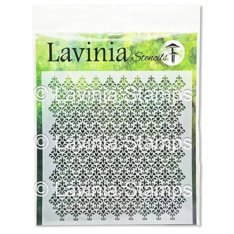 PÅ VÄG! Lavinia Stamps Stencils - Baroque Flower