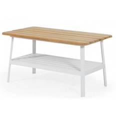 Brafab - Olivet Soffbord 110x57 cm Vit/Teak