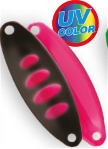 RAPTURE IRIDE SPOON 2,8g - SORT, PINK STREGER.