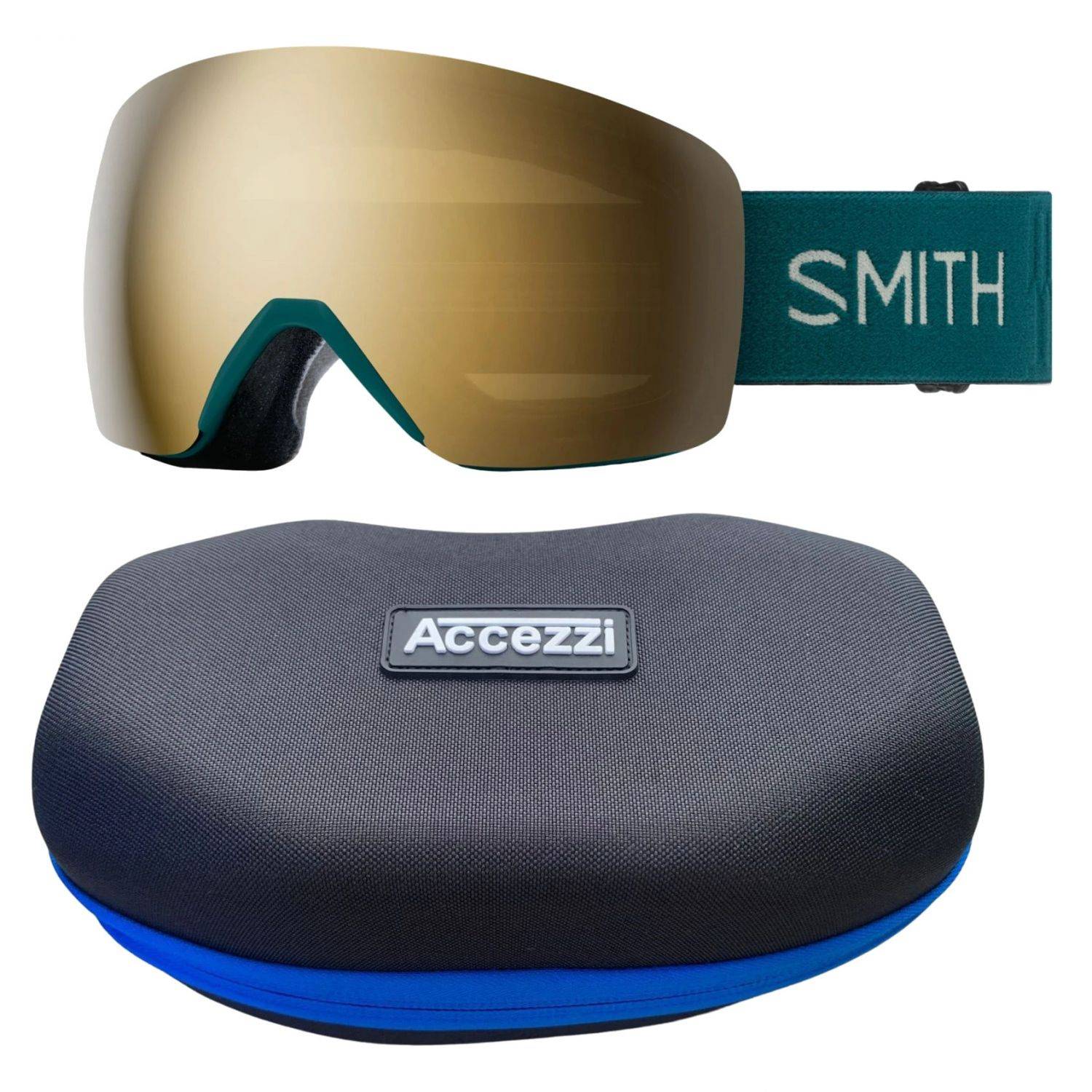 Smith Skyline skidglasögon, + Accezzi Avoriaz gogglecase