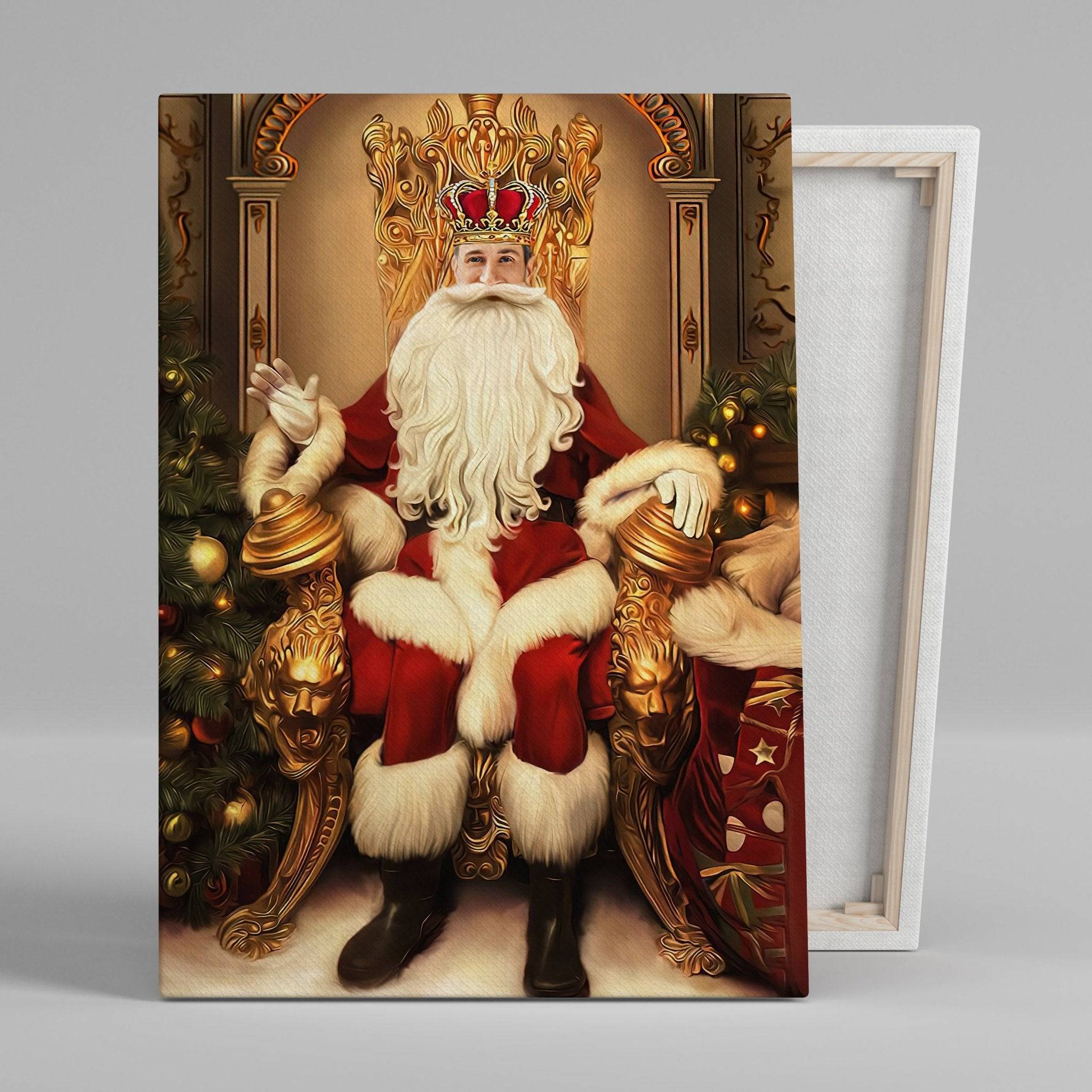 Santa Clause - Personlig Tavla - Monterad Canvastavla / 50x70 (Bästsäljare)