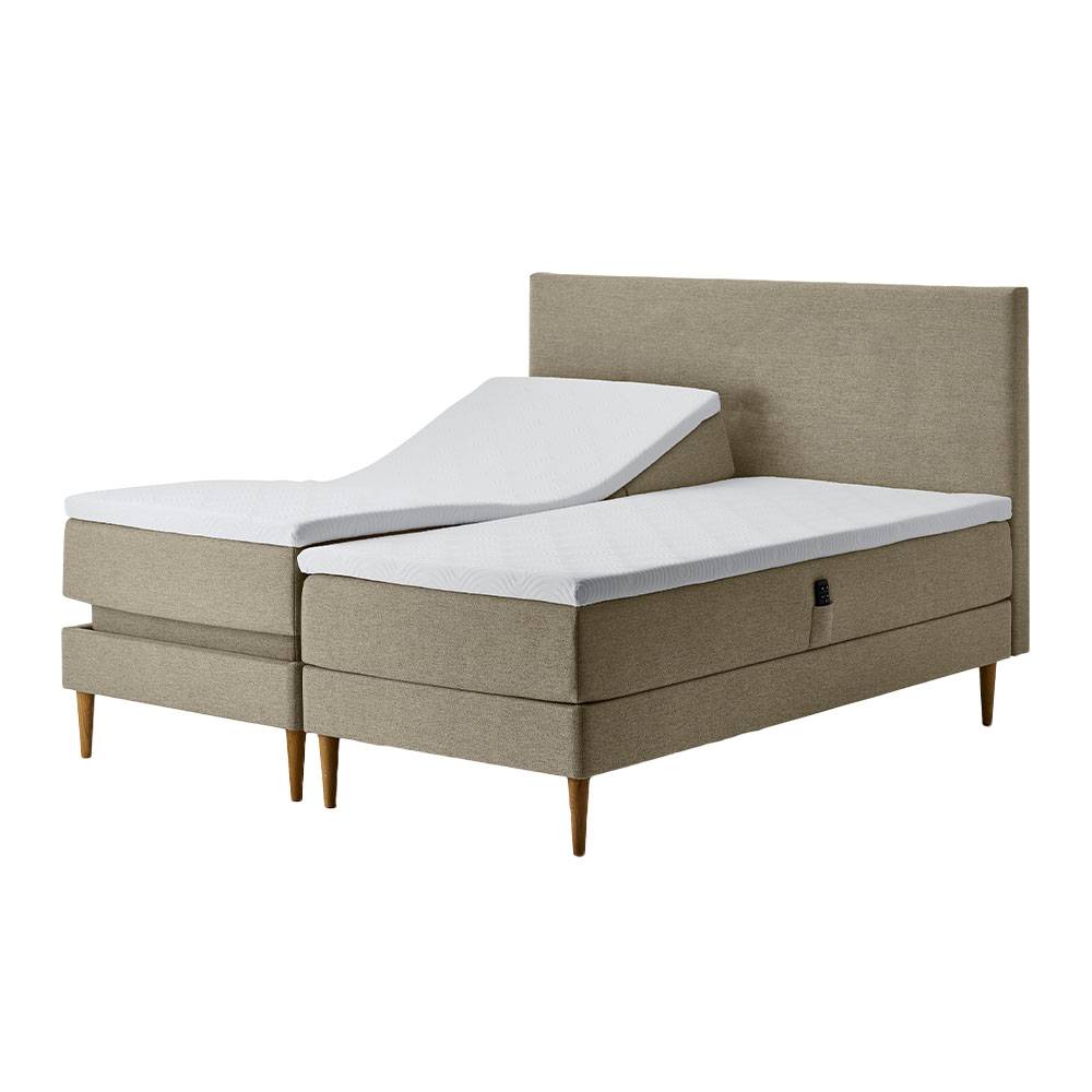 Tempur Relaxation Ställbar Säng 160x200 Taupe (160x200)