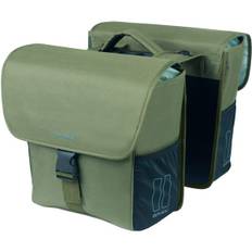 Dobbelt taske Basil GO MIK 32 liter 14 x 27 x 31 cm - mørkegrøn