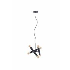 ZUIVER Hawk loftlampe Triple - sort jern