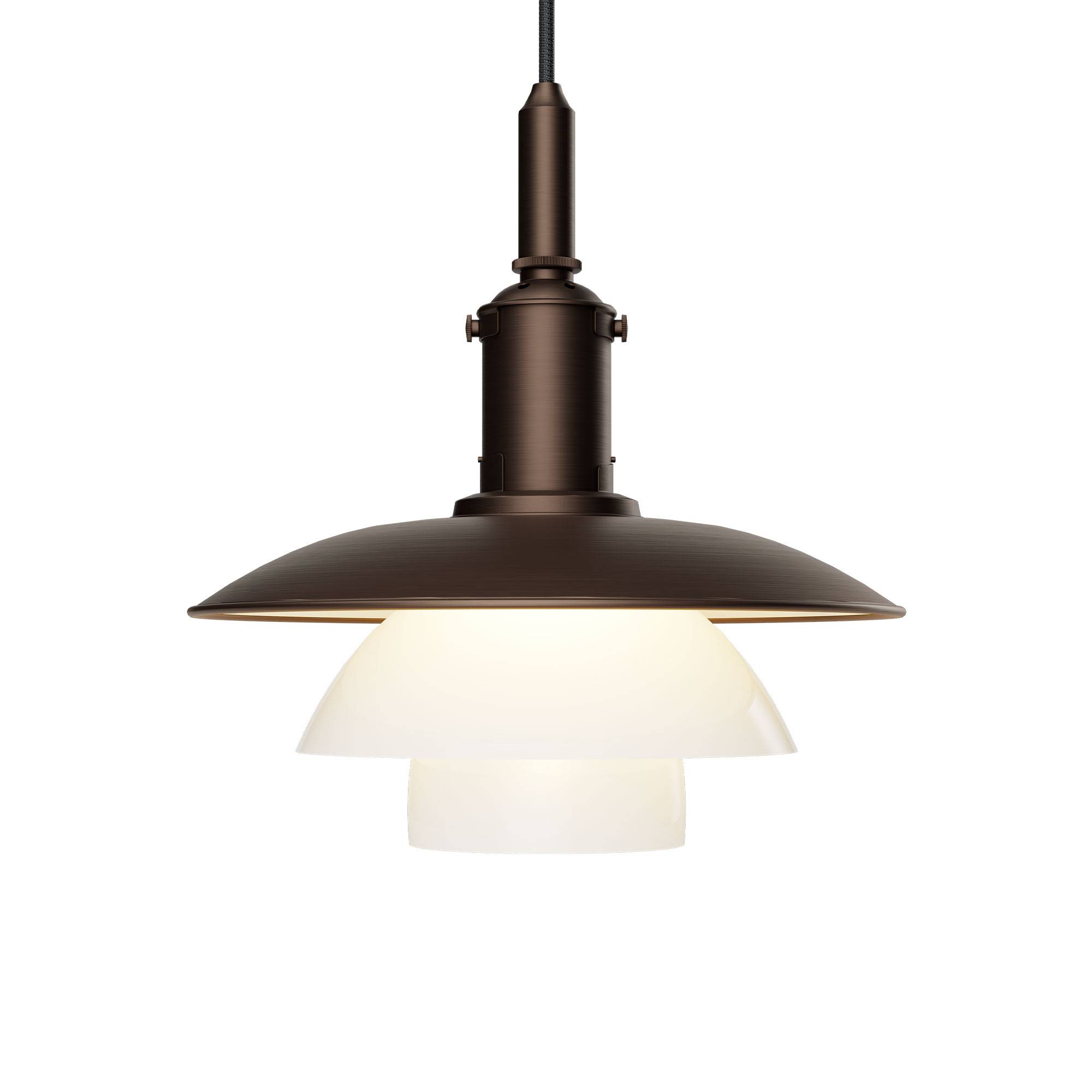 PH 3/3 Aged Brass Pendel.
