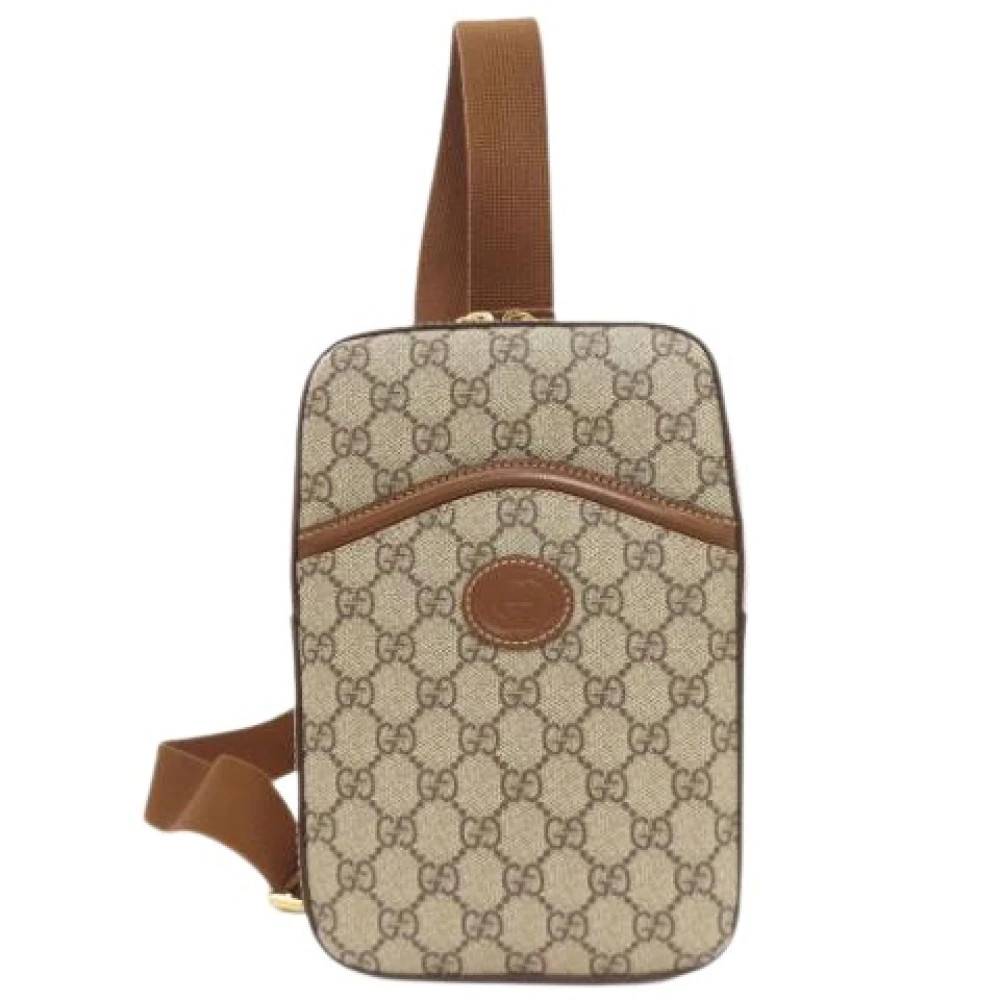 Gucci Vintage Pre-owned Vintage Cross Body Bag - Vintage - unisex - Brun - ONE SIZE - Tyl
