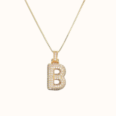 Big bling Letter Halskæde