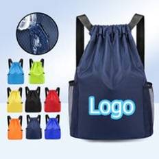 Custom Folding waterproof Drawstring Backpack Draw Gym string Bag for outdoor Casual Drawstring Bags backpack