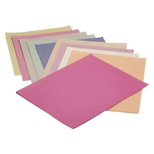 500 x 630 mm, 100/m², sockerpapper, 100% återvunnet, olika färger 100/fp