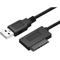 USB-A 2.0 til SATA Slim 13-Pin adapter