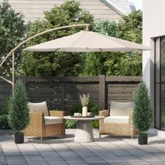 Kunstig Cypres Sæt med 2 Store 90 cm Kunstige Planter, Kunstige Planter i Potter, UV-resistent Kunstigt Træ Som Ægte Dekoration til Stue Soveværelse Udendørs